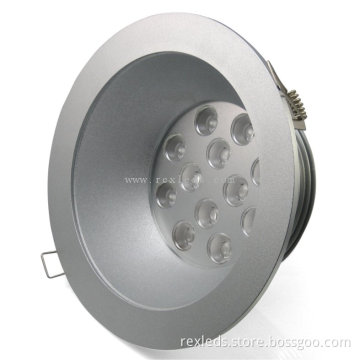 12w 85-256v Led Ceiling Lights With Ce&amp;rohs, Rex-d039 1200lm High Power Led Down Light Fixtures